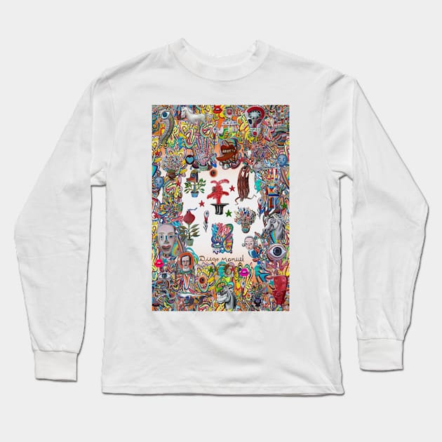 Pop surrealism 6 Long Sleeve T-Shirt by diegomanuel